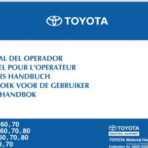 Toyota Forklift Service Manuals