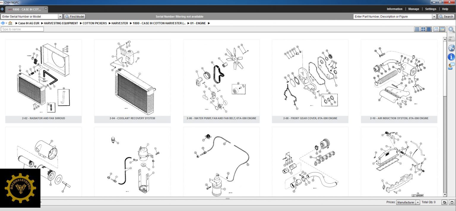 CASE IH AG Europe 2021 Next Generation Parts Catalog