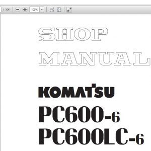Komatsu Shop manual CSS
