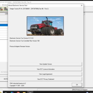 CNH EST 9.11 UPDATE 3 Diagnostic Software