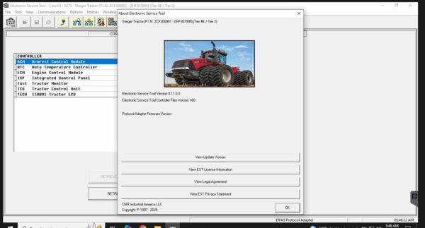 CNH EST 9.11 UPDATE 3 Diagnostic Software - Image 2