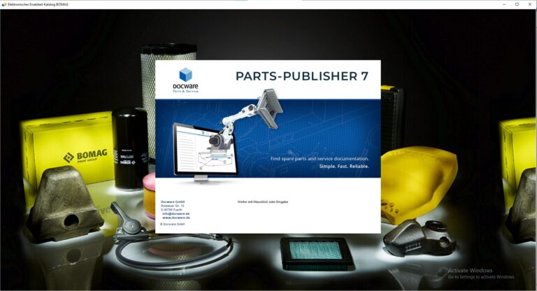 BOMAG Electronic Parts Catalog