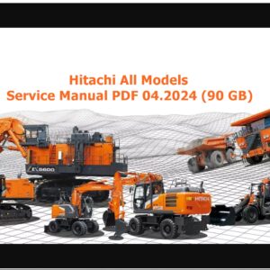 Hitachi All Models Service Manual PDF 04.2024 (90 GB)