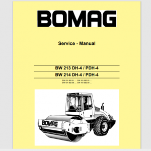 Bomag Service Manual