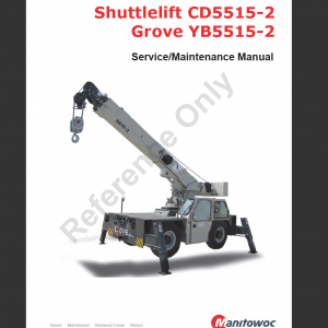 National Crane-Shuttlelift service and operation manuals