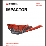 Terex I-130-I Manual
