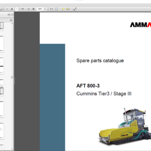 AMMANN Workshop Manual, Parts Catalog, Operation Manual Full PDF SET 2023 (48.1 GB)