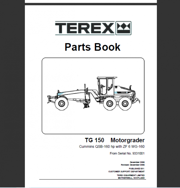 TG150 parts catalogue