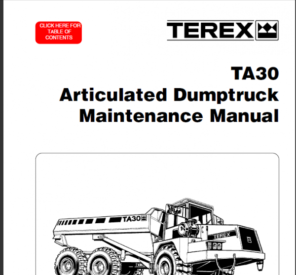 Terex TA30 Parts Book