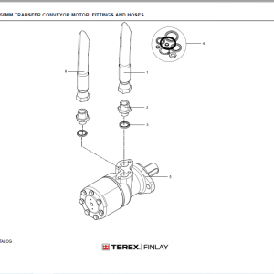 Terex Finlay Mobile Screen 694+ illustrated Parts Catalogue