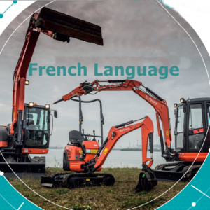 Kubota PDF Manual SET (French Language) Construction 2024