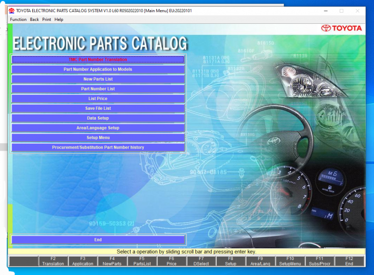 Toyota Lexus Parts Catalog