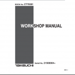 takeuchi workshop manual