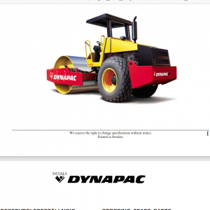 dynapac parts manual