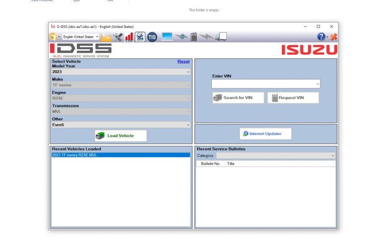 ISUZU IDSS SOFTWARE