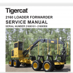 Tigercat Service Manual-Operation Maintenance Manual Full PDF