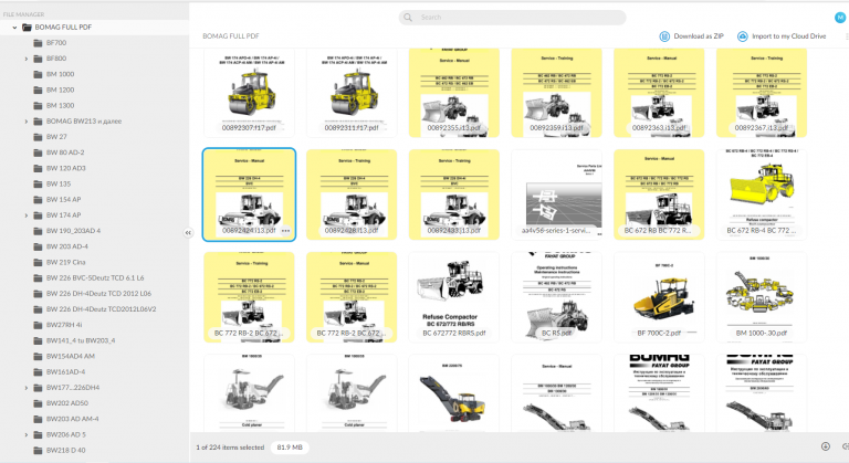 Bomag Service Manual PDF