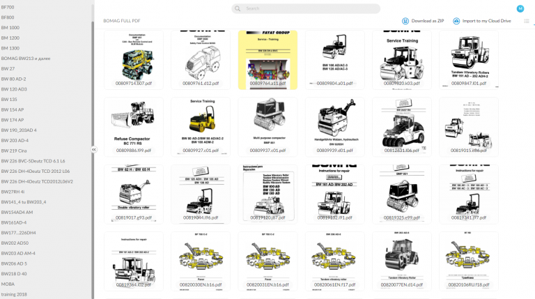 Bomag Service Manual PDF