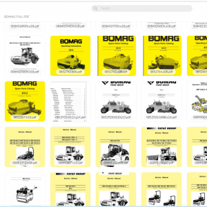 Bomag Service Manual PDF