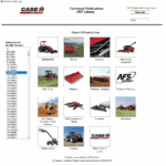 Case IH [Agriculture] Technical PDF Library 05.2025 – 397 GB Service, Operator’s & Parts Manuals Pack