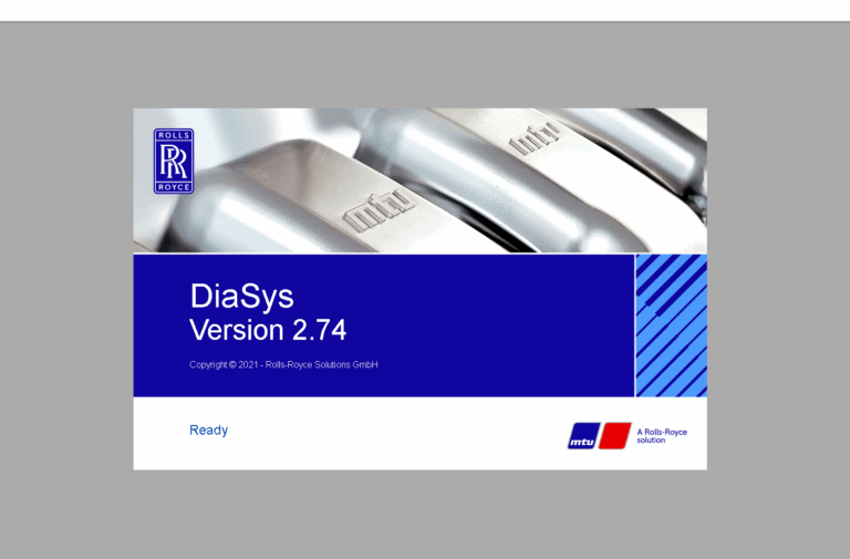 MTU DiaSYS 2.74 Engine Diagnostic Software