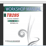 TAKEUCHI WORKSHOP MANUAL-PARTS MANUAL-OPERATORS MANUAL