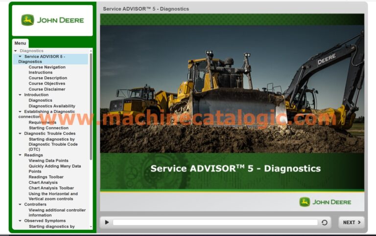 John Deere Service Advisor (CF) 5.3.260 Latest Version and Training