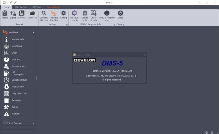 DOOSAN DMS-5 Diagnostic Software v3.2.2 (02.2025)