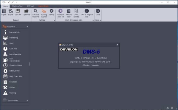 DOOSAN DMS-5 Diagnostic Software (02.2024)