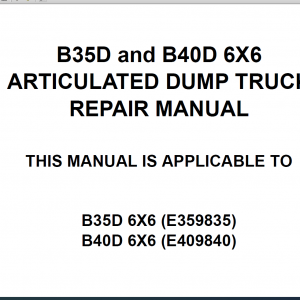 BELL B35D and B40D 6X6 SERVICE MANUAL