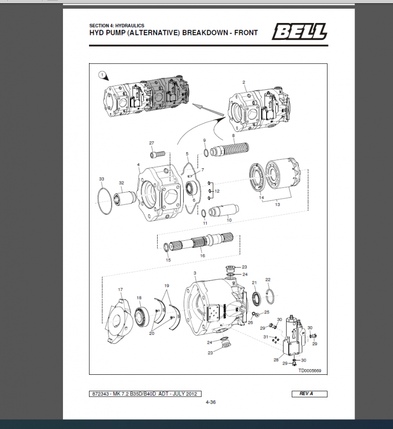 B40D-B35D 6X6 ADT MK 7 PARTS MANUAL