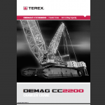 terex demag cc2200 350 t training manual