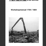 Terex Atlas 1704,1804 Excavator Service Manual