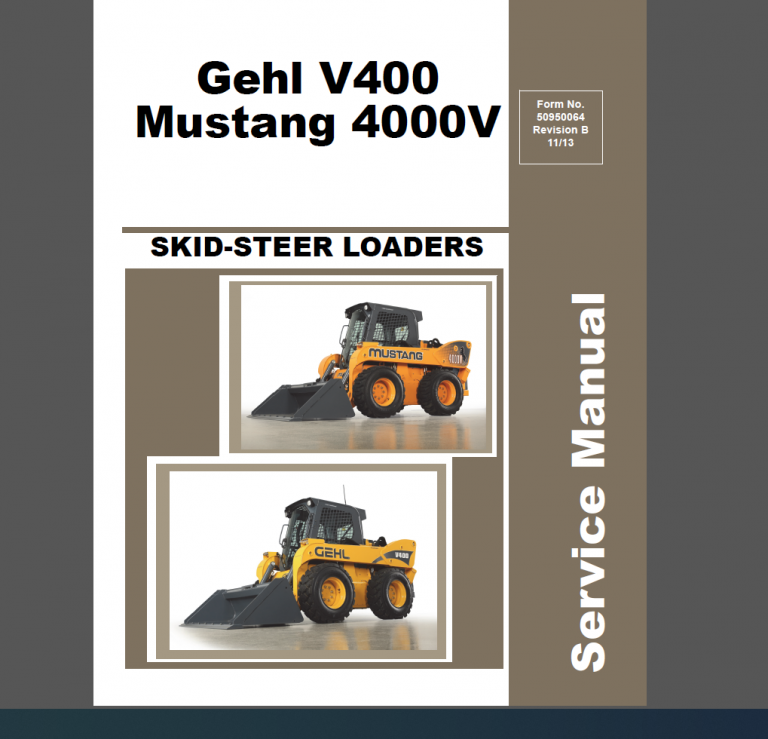 GEHL V400 MUSTANG 4000V Service Manual