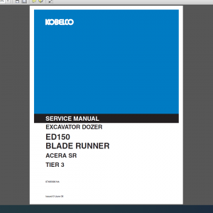 KOBELCO ED150 Service Manual