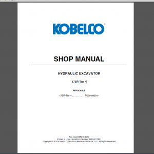 Kobelco 17SR-Tier 4 Service Manual