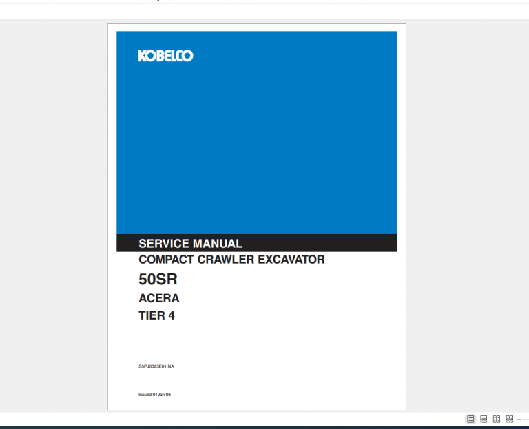 50SR Tier4 Service Manual