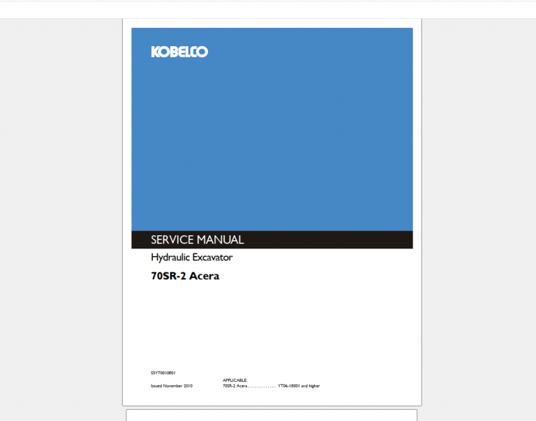 70SR-2 Acera SERVICE MANUAL