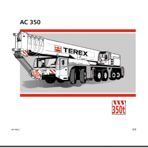 Terex Demag AC 350 Operation and Maintenance Manual