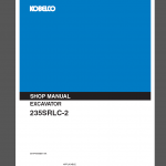 KOBELCO 235SRLC-2 SHOP MANUAL