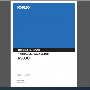 KOBELCO K903C SERVICE MANUAL