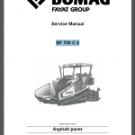 BOMAG BF700 C-2 Service Manual