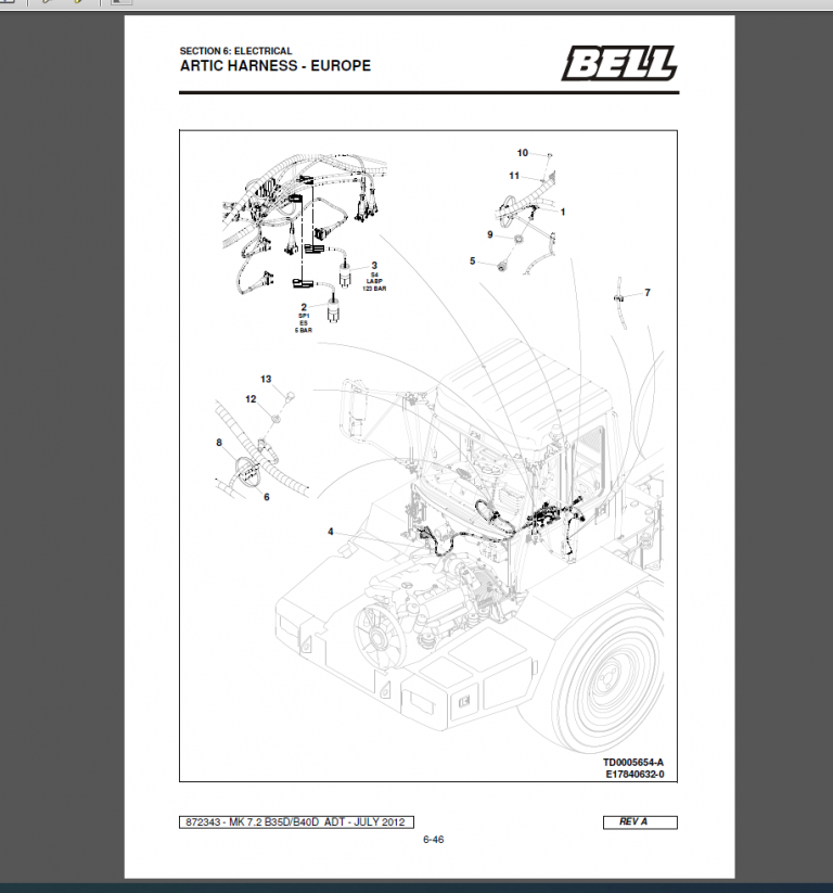 B40D-B35D 6X6 ADT MK 7 PARTS MANUAL