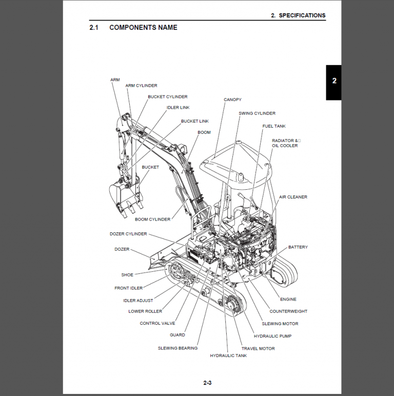 Kobelco 17SR-Tier 4 Service Manual