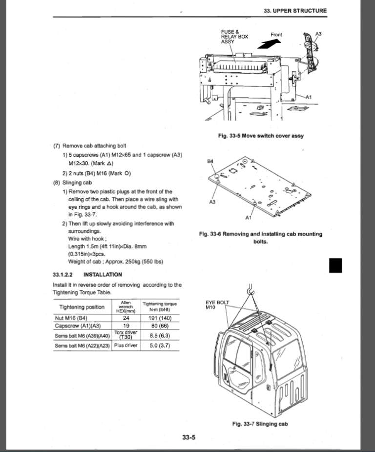 KOBELCO 235SRLC-2 SHOP MANUAL