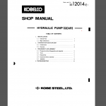 KOBELCO K909A SERVICE MANUAL