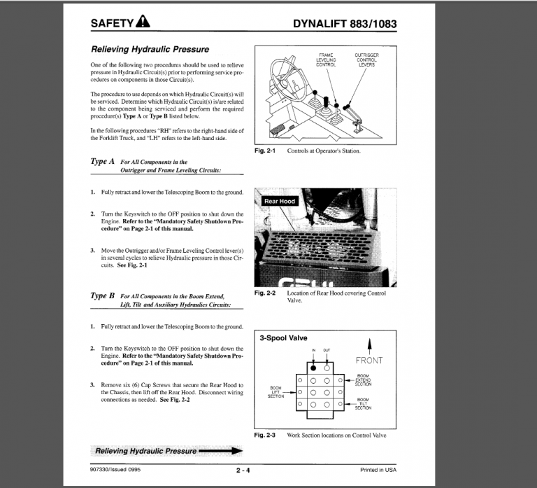 GEHL 883/1083 SHOP MANUAL