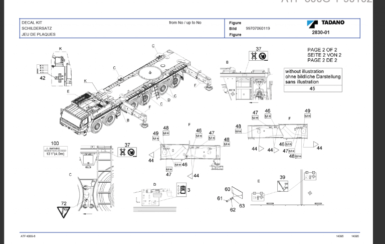 ATF 400G-6 PARTS CATALOG PDF