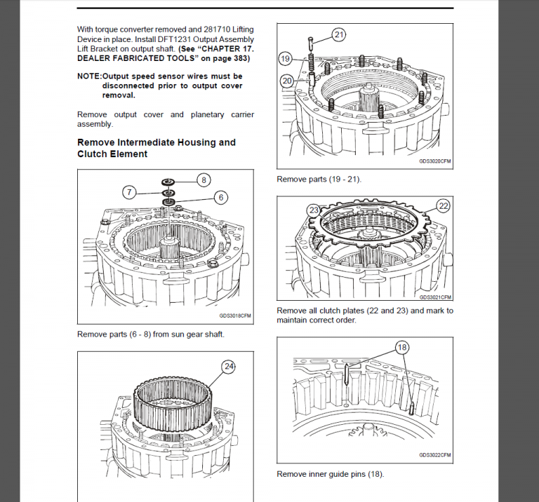BELL B25D B30D 6 X 6 REPAIR MANUAL