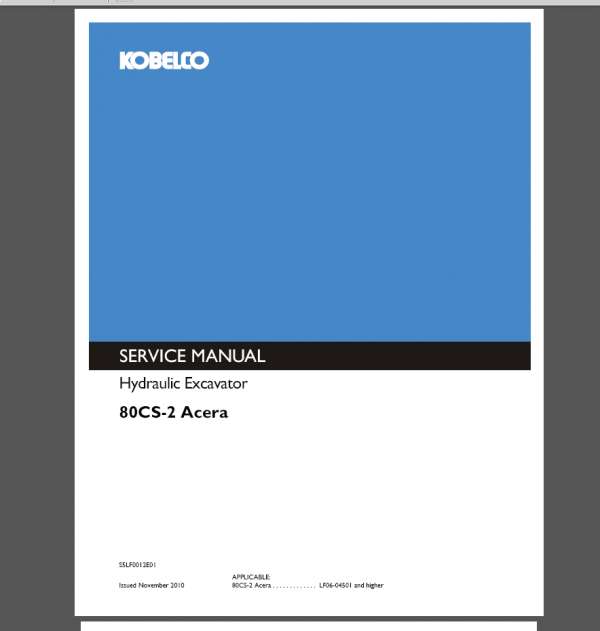 80CS-2 ACERA Service Manual PDF